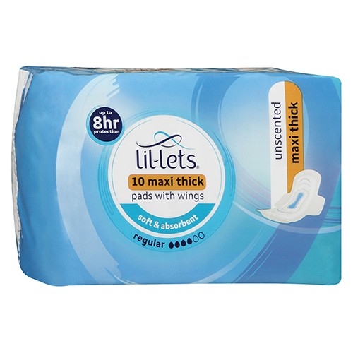 Lil Lets - Pads + Wings Maxi Regular