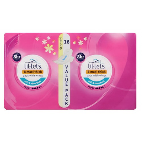 Lil Lets - Maxi Thick Pads Super