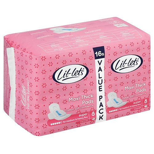 Lil Lets - Maxi Thick Pads Super