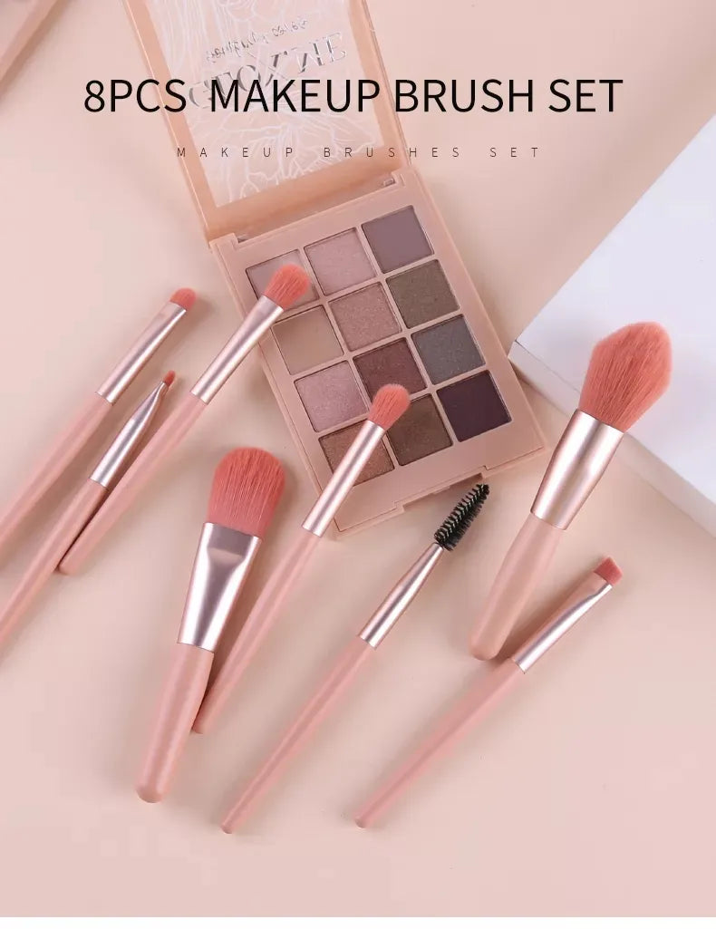 Makeup brush set (8 Piece)